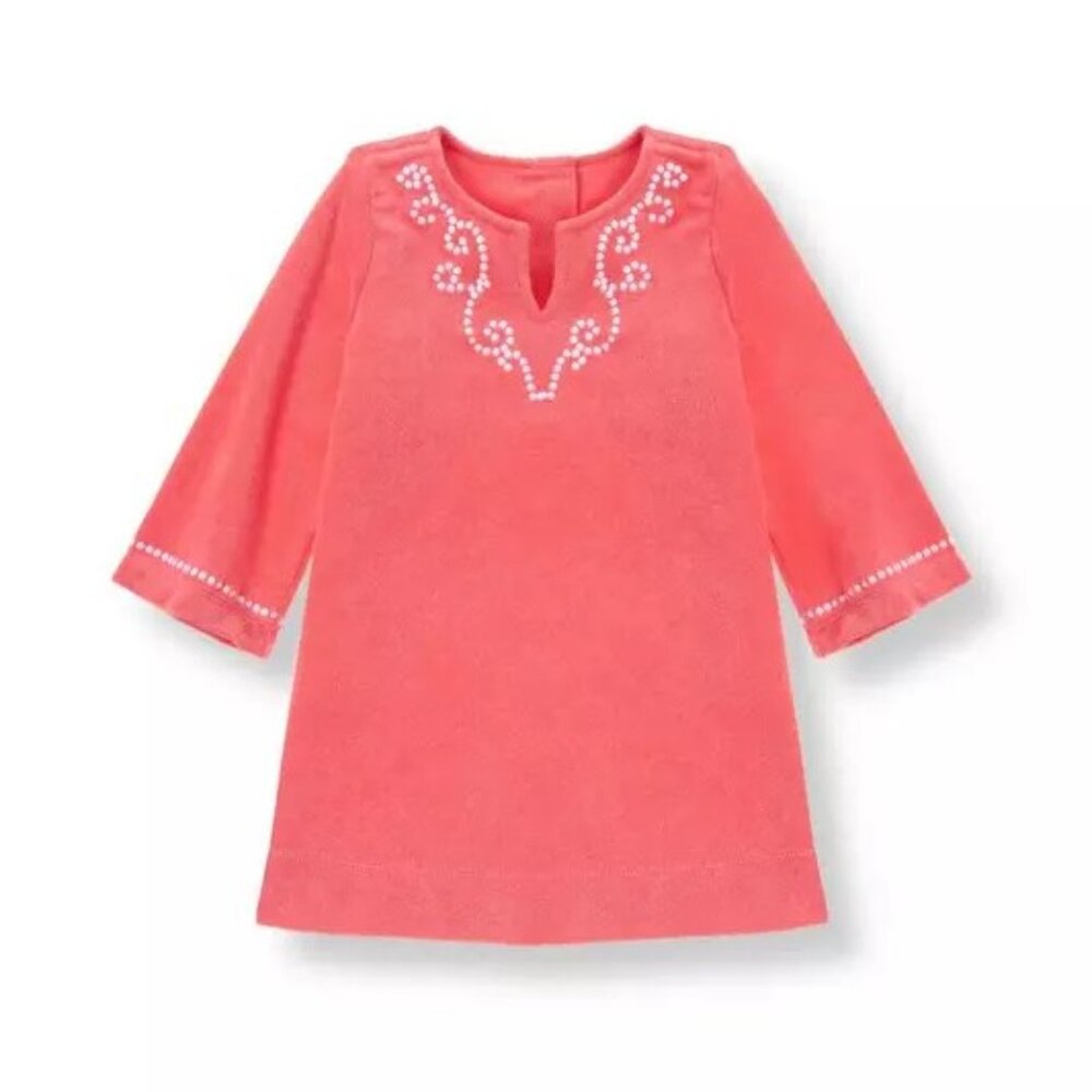 Janie and Jack "Terry Cloth" Coral Beach / Pool / Swim Cover Up Baby Toddler